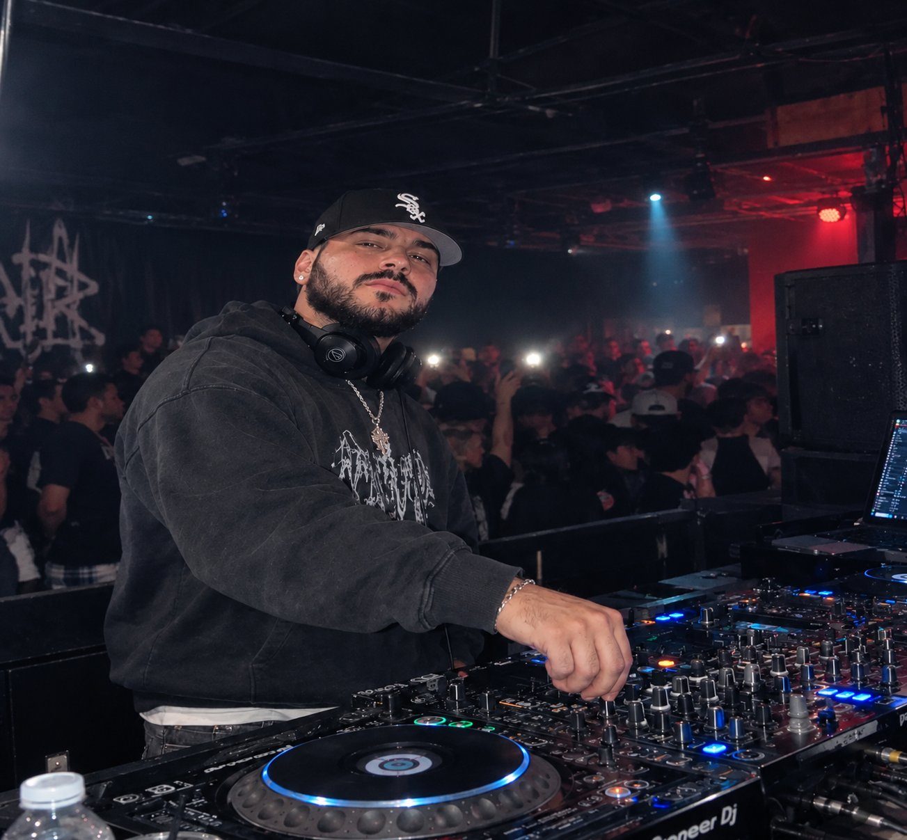 DJ Money D live behind the decks