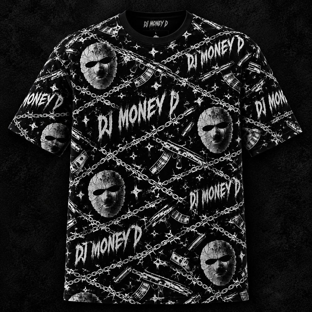 All Over DJ Money D T-Shirt